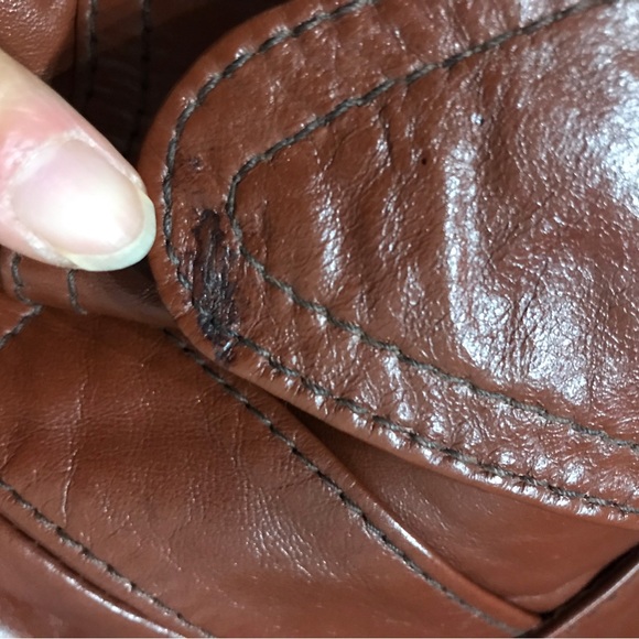 Vintage caramel leather jacket - Picture 17 of 17